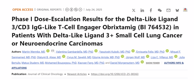 Stephen Liu: Phase I Results of Obrixtamig in Small Cell Lung Cancer or Neuroendocrine Carcinomas