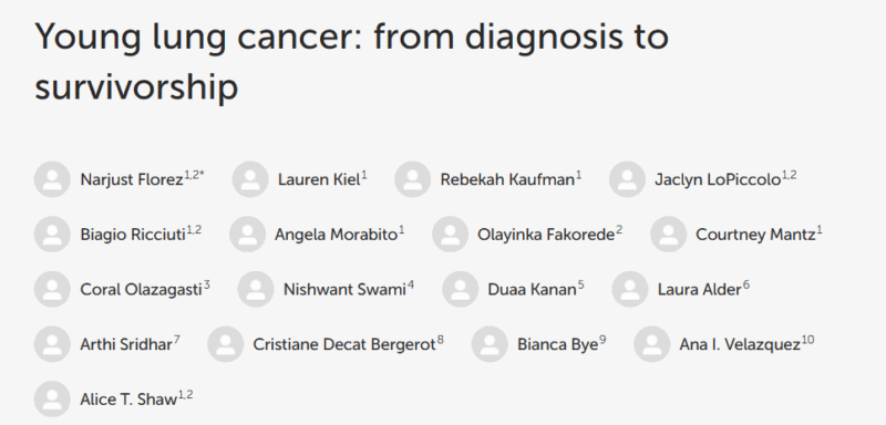 Narjust Florez: Young Lung Cancer - From Diagnosis to Survivorship