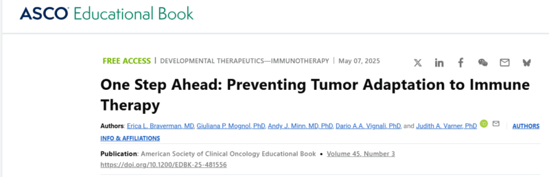 Miguel Bronchud: Preventing Tumor Adaptation to Immune Therapy