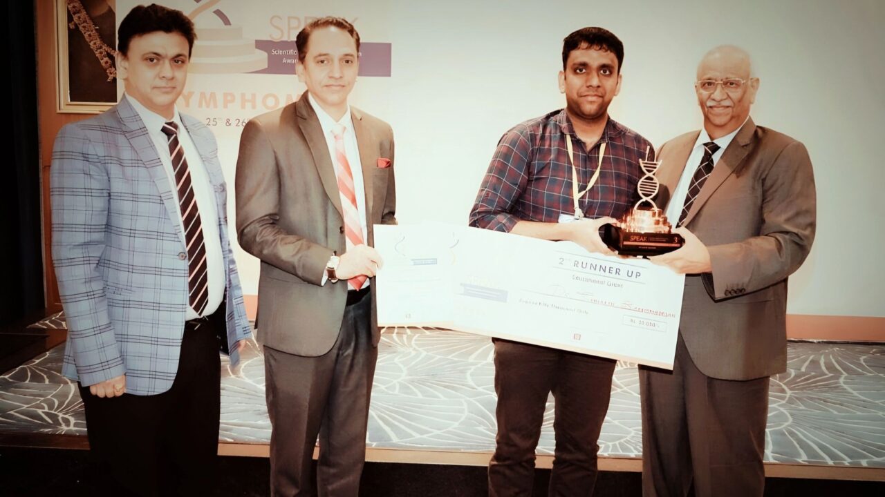 Siddharth Sreemahadevan: I was Honored to Be Declared Second Runner-Up in the 8th SPEAK Lymphoma Programme
