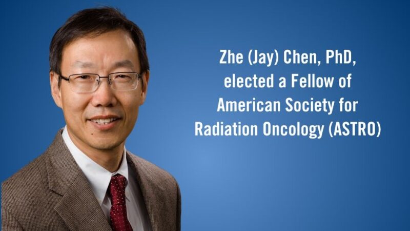 Zhe Chen Elected A Fellow of the American Society for Radiation Oncology – Yale Cancer Center
