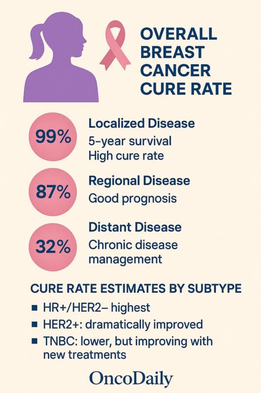 breast cancer cure rate