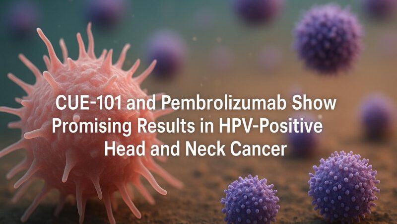 CUE-101 and Pembrolizumab Show Promising Results in HPV-Positive Head and Neck Cancer