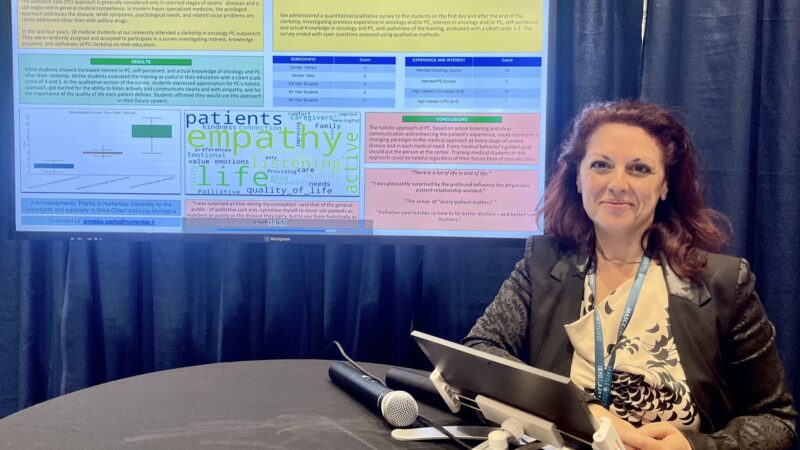 Annalisa Saetta: Palliative Care Clerkship Increased Students’ Knowledge and Appreciation for a Holistic Approach