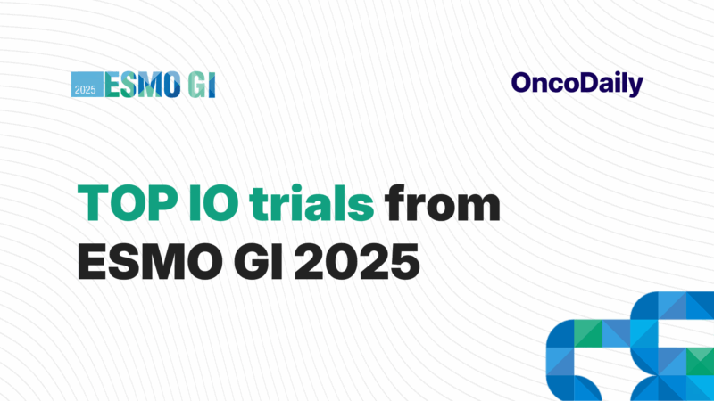 TOP Immunotherapy trials from ESMO GI 2025