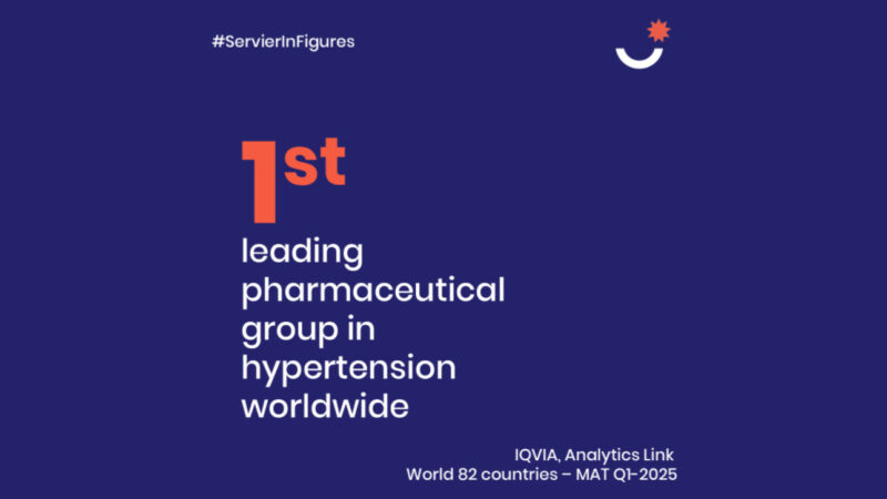 Proud to be No.1 in Hypertension and No.6 in Cardiology Worldwide – Servier