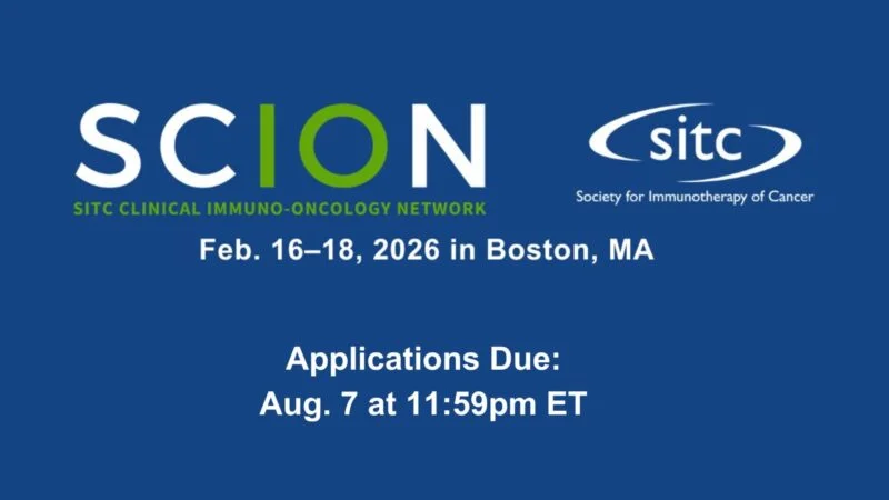One Week Left to Apply for the 2026 SCION Workshop in Boston – SITC