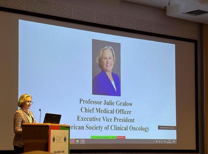 Jasmine Kamboj: Julie Gralow Receives the Lifetime Achievement Award by National Cancer Grid India