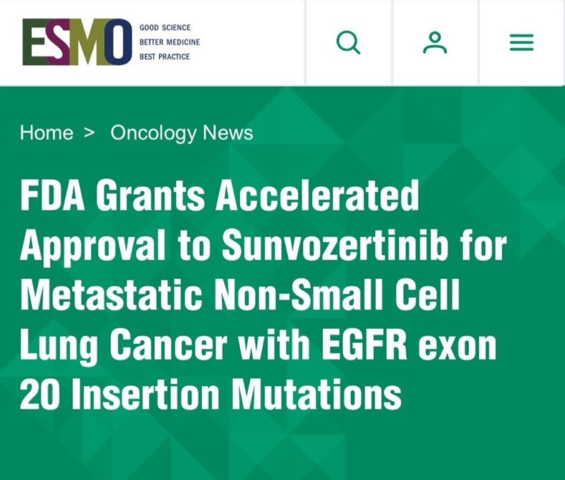 Sakditad Saowapa: Sunvozertinib Gains FDA Approval for Metastatic NSCLC