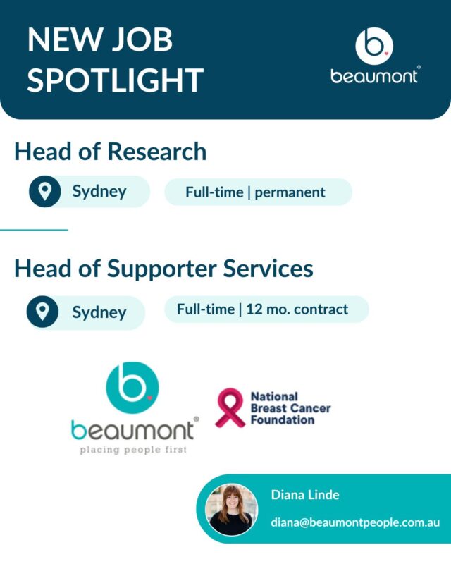 Diana Linde: Two Leadership Opportunities at National Breast Cancer Foundation