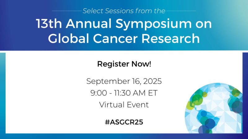 13th Annual Symposium on Global Cancer Research