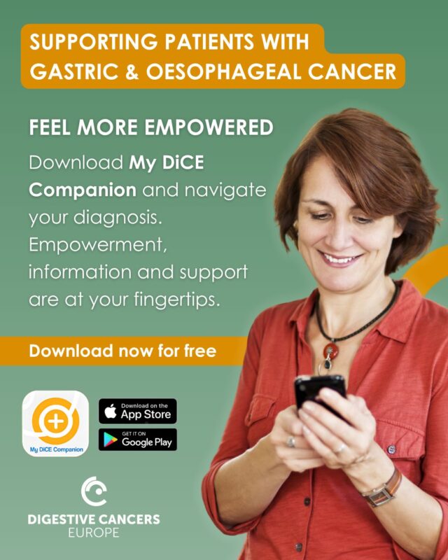 You Are the Center of Your Care with My DiCE Companion - Digestive Cancers Europe