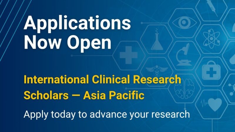 Applications Are Open for the ICRS Program: Asia Pacific – ASCO