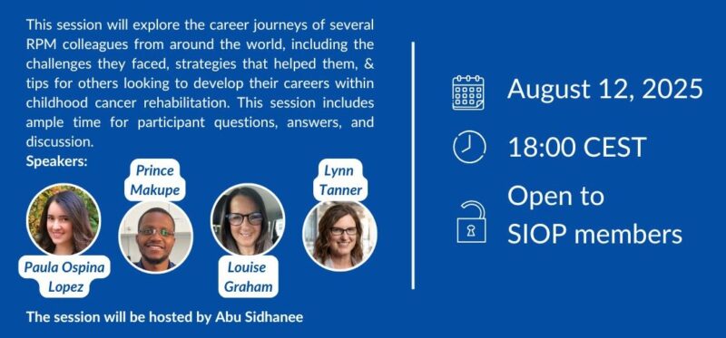 Paediatric Oncology Rehabilitation Cancer Journeys - SIOP