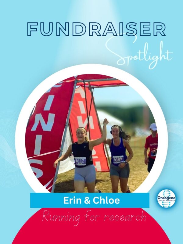 Erin and Chloe Raise £800 for Lung Cancer Research - Oncogene Cancer Research