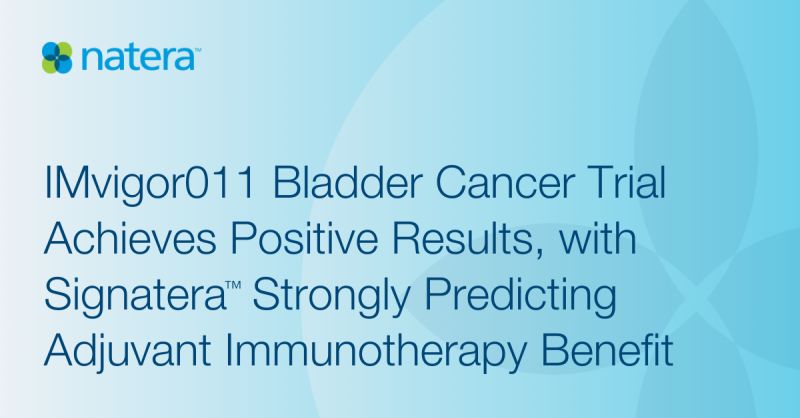 Important Advancement for Patients with Muscle Invasive Bladder Cancer - Natera