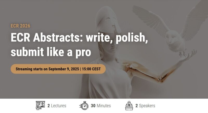 Sahar Mansour: Empowering Early-Career Radiologists to Submit Winning Abstracts for ECR2026