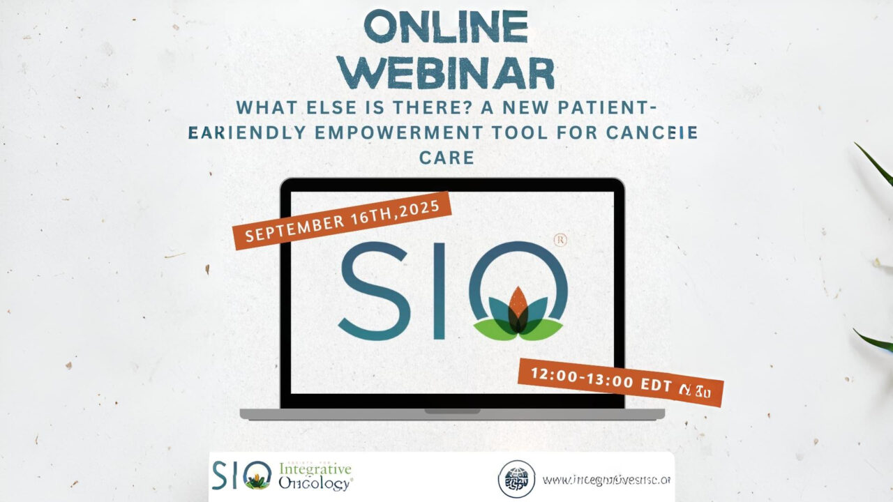 Launching a New eBook for Patient Empowerment – Society for Integrative Oncology