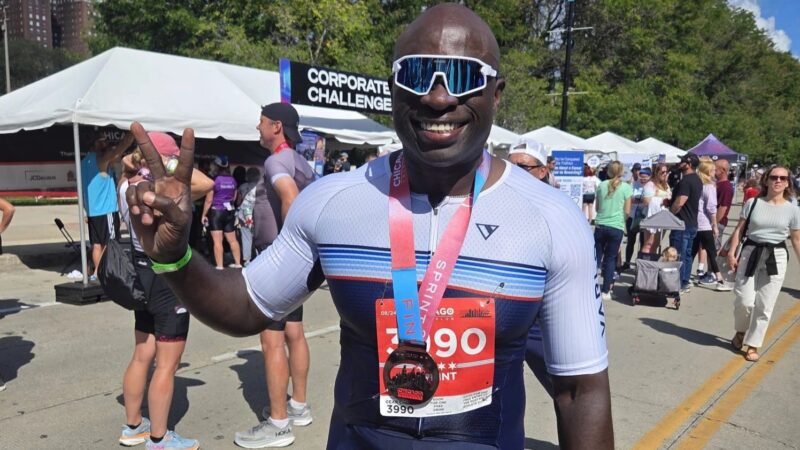 Ayo O. Ayodele: I Crossed the Finish Line of My First Triathlon
