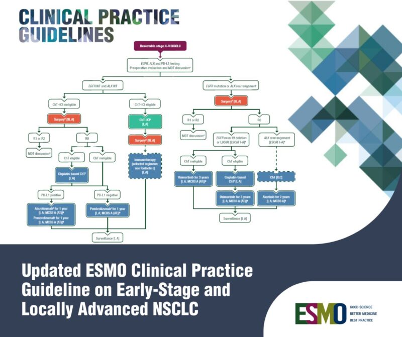Updated ESMO Clinical Practice Guideline on Early and Locally Advanced NSCLC