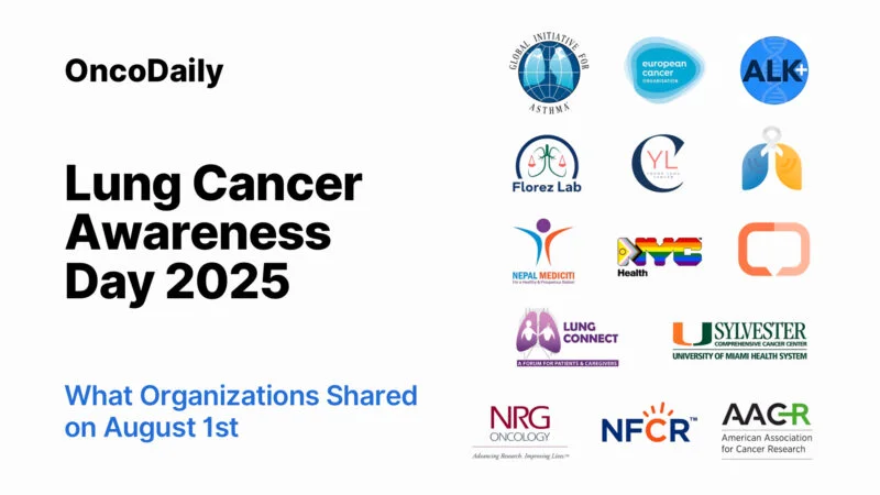 Lung Cancer Awareness Day 2025: What Organizations Shared on August 1st