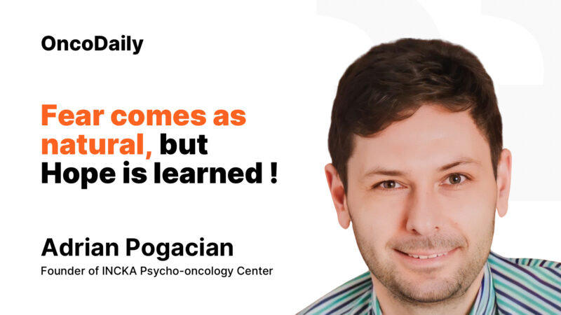 Adrian Pogacian: Fear Comes as Natural, But Hope is Learned!