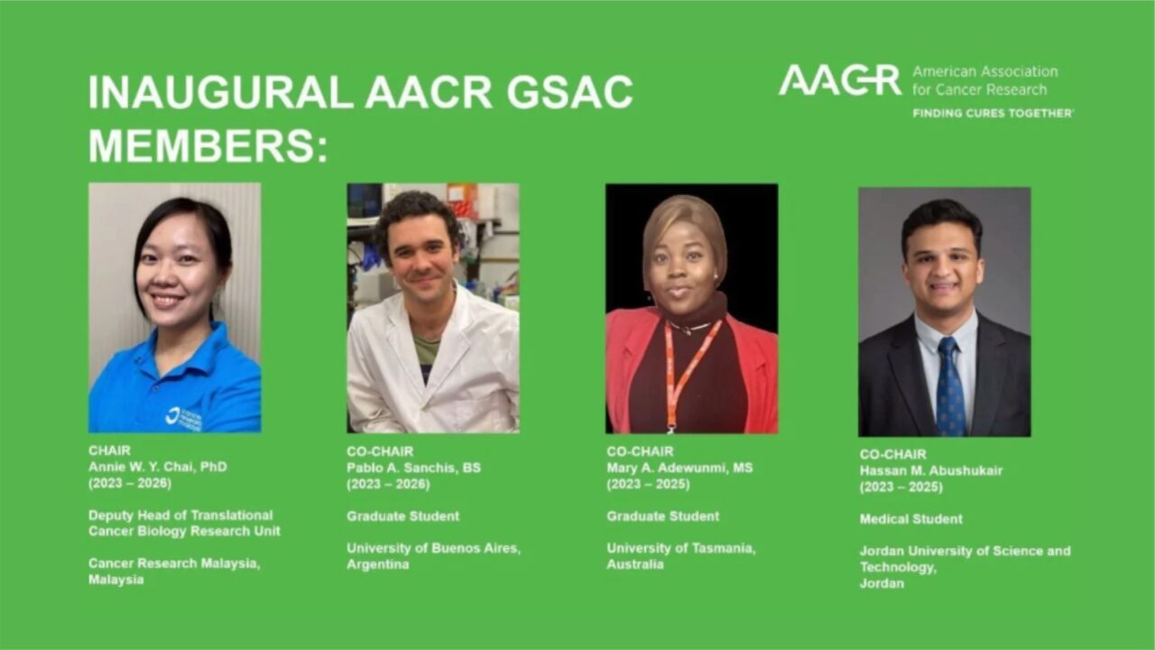 Hassan Abushukair: Celebrating My Term as Co-Chair of the AACR Global Scholars Alumni Committee