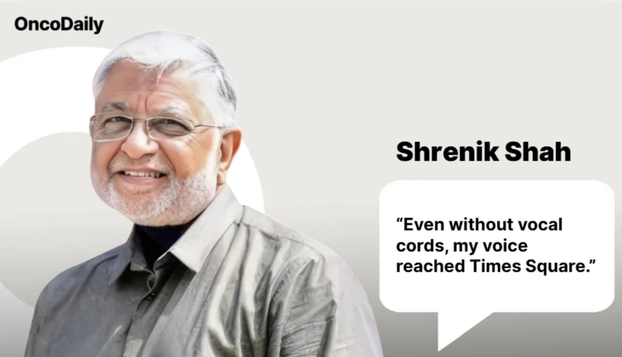 Shrenik Shah: Even Without Vocal Cords, My Voice Reached Times Square