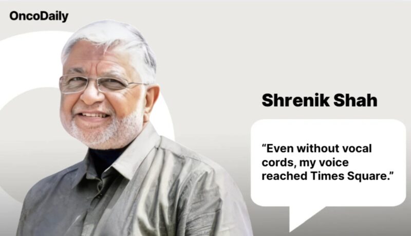 Shrenik Shah: Even Without Vocal Cords, My Voice Reached Times Square