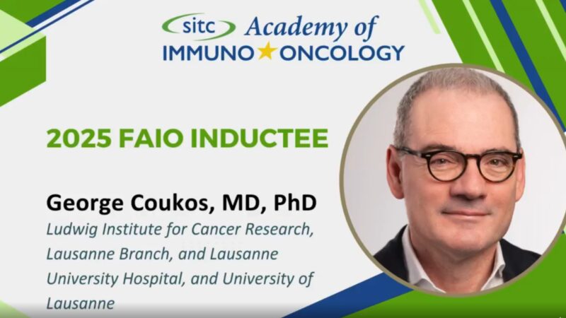 George Coukos: Deeply Honored to Join the 2025 FAIO Class