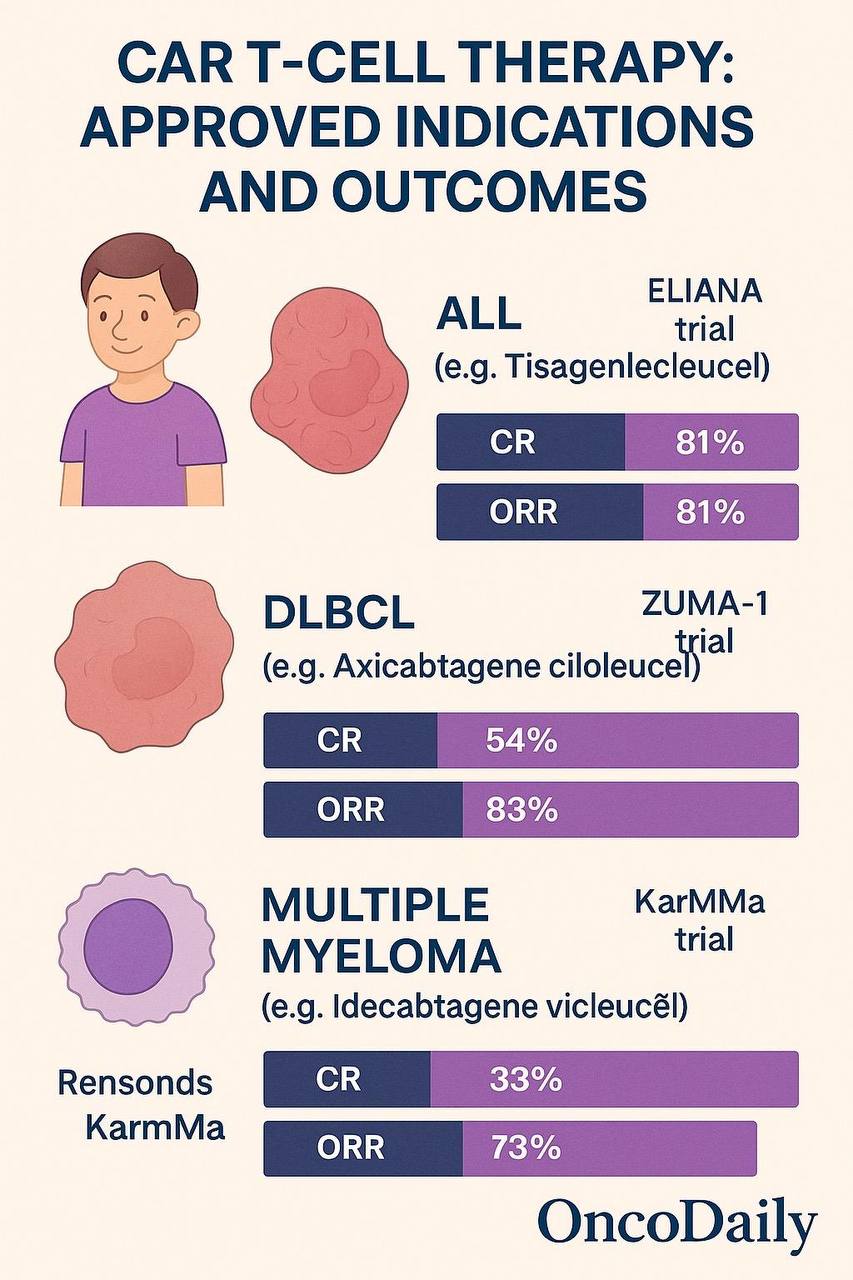 Car T-cell therapy OncoDaily mechanism