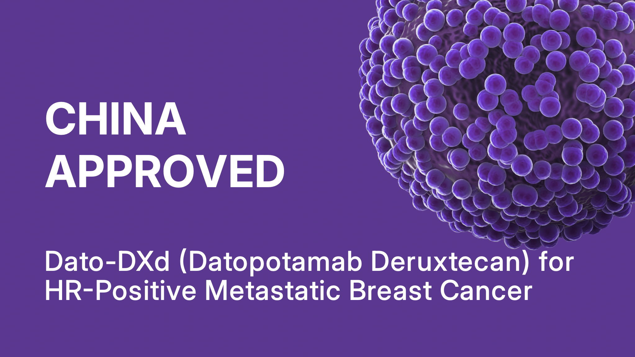 China Approved DATROWAY (Datopotamab Deruxtecan) for HR-Positive, HER2-Negative Metastatic Breast Cancer
