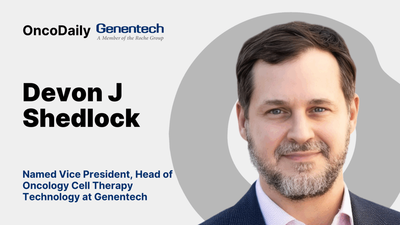 Devon J Shedlock Named Vice President and Head of Oncology Cell Therapy Technology at Genentech