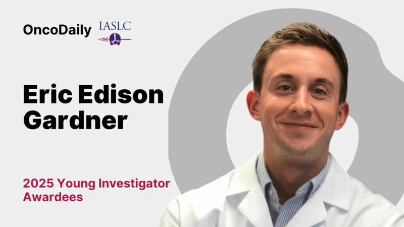 Eric Edison Gardner Received the 2025 Young Investigator Award – IASLC