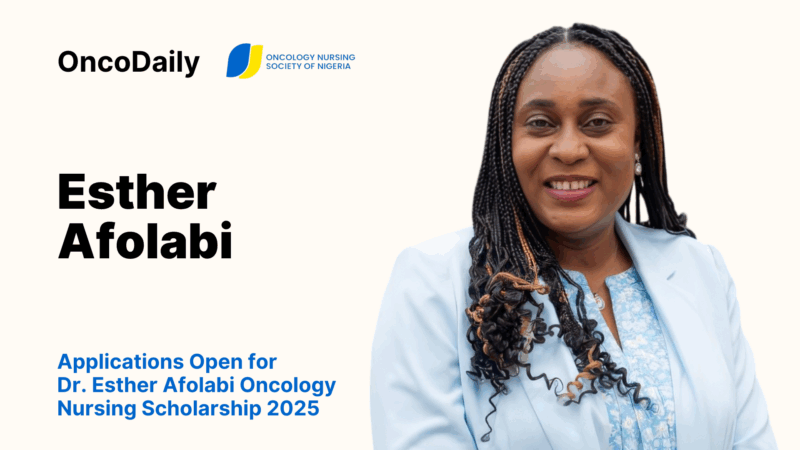 Applications Open for Dr. Esther Afolabi Oncology Nursing Scholarship 2025 – ONS-Nigeria