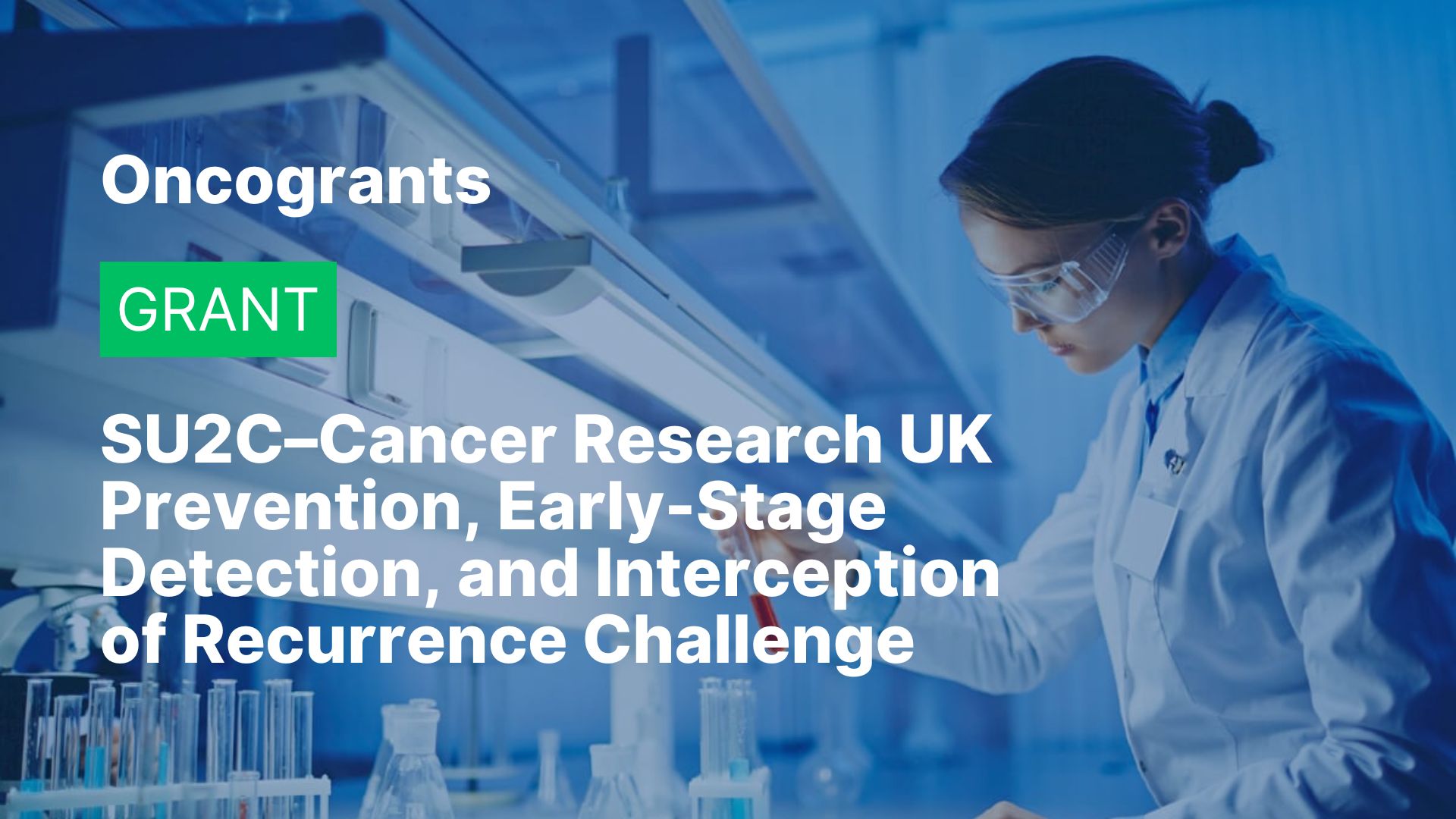 SU2C–Cancer Research UK Prevention, Early-Stage Detection, and Interception of Recurrence Challenge