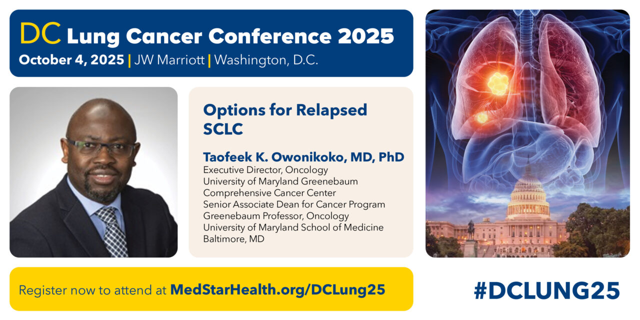 Stephen Liu: Director of UMGCCC Joins the Faculty to Discuss Treating Relapsed SCLC