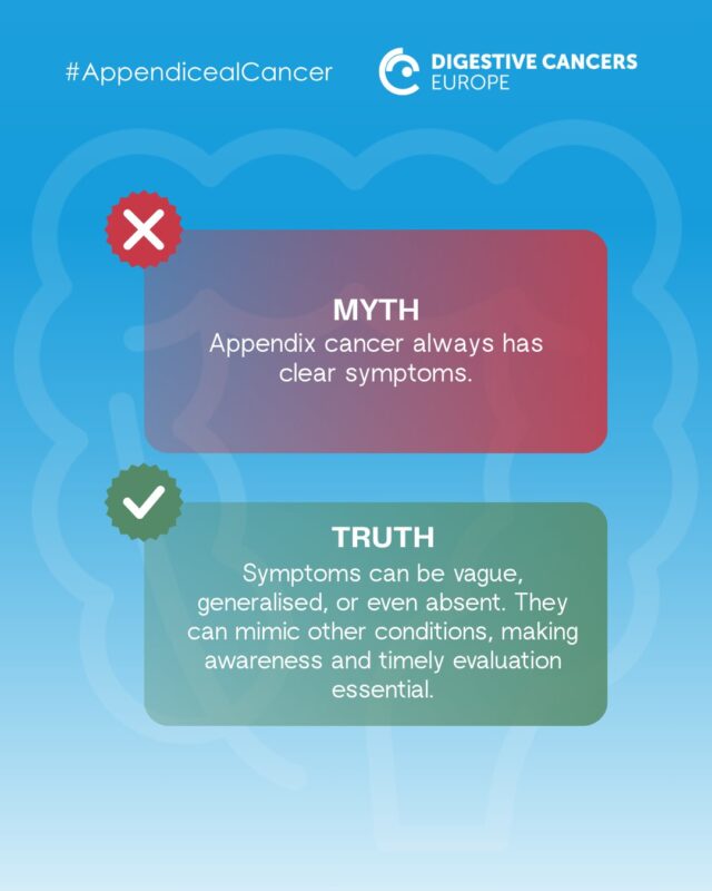Myths and Truths About Appendix Cancer - Digestive Cancers Europe
