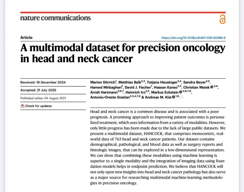 Sabine Brookman-May: Multimodal Machine Learning Methodologies in Precision Oncology