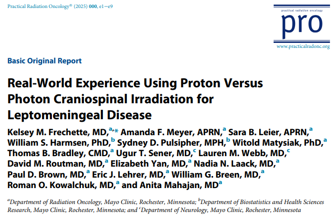 Stanislav Lazarev Highlights Key Insights from Proton vs Photon CSI for Leptomeningeal Disease