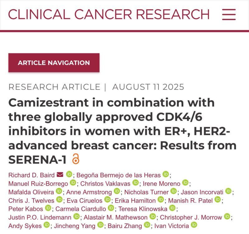 Paolo Tarantino: Promising Safety and Efficacy of Camizestrant Plus CDK4/6i in SERENA1
