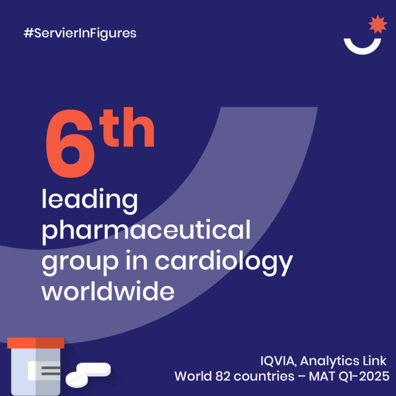 Proud to be No.1 in Hypertension and No.6 in Cardiology Worldwide - Servier