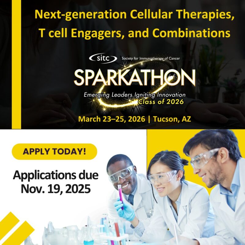 Next-generation Cellular Therapies, T Cell Engagers, and Combinations - SITC Sparkathon 2026
