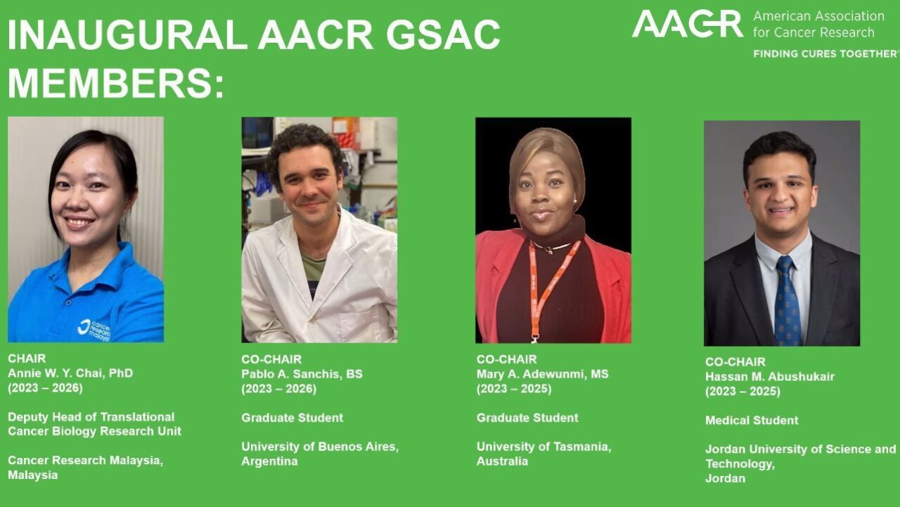 Hassan Abushukair: Celebrating My Term as Co-Chair of the AACR Global Scholars Alumni Committee
