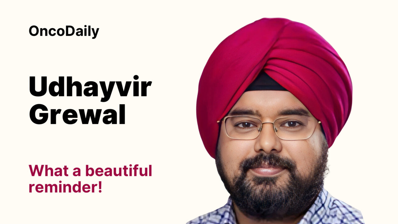 Udhayvir Grewal: What a Beautiful Reminder!