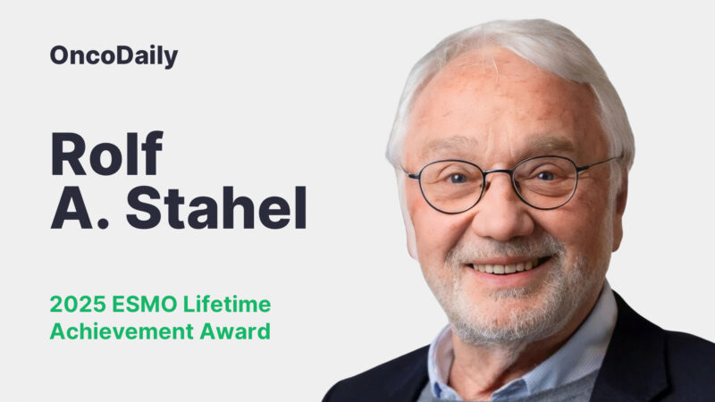 Professor Rolf A. Stahel: ESMO Lifetime Achievement Award Winner 2025