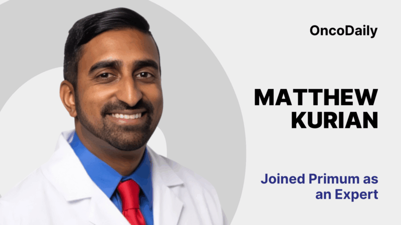 Matthew Kurian Joined Primum as an Expert