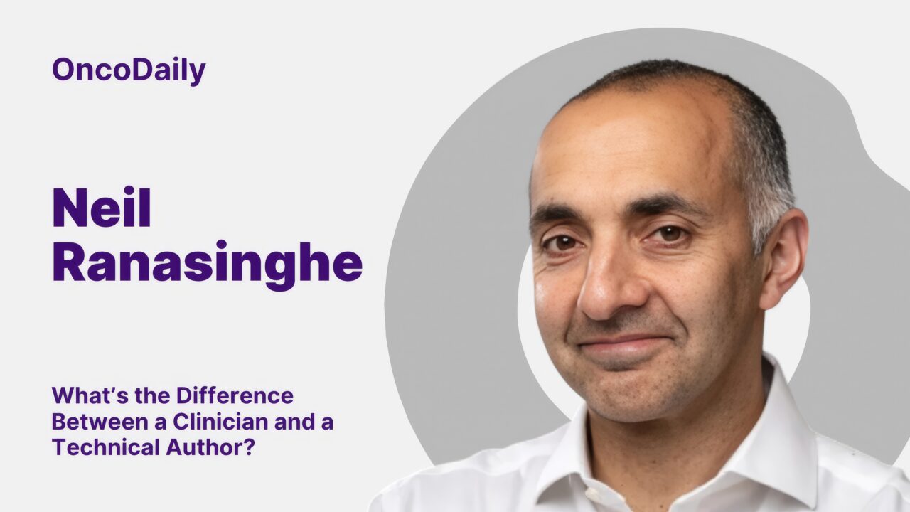 Neil Ranasinghe: What’s the Difference Between a Clinician and a Technical Author?