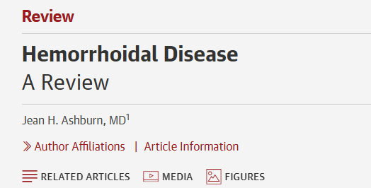 Oscar Tahuahua: Physical Examination as the Most Valuable Step in the Diagnosis of Hemorrhoidal Disease