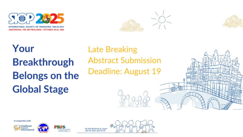 Late-breaking Abstract Submission for SIOP Congress Closes on 19 August